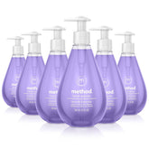 Method Gel Hand Wash French Lavender 6-pack ready for family hygiene