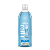 Jabón espumoso Method: botella visible con aroma marina suave