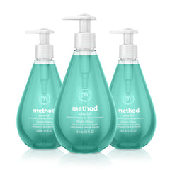 Method Jabon Gel Mano Cascada: botella destacada, aroma fresco y limpieza suave.