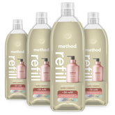 Method premium refill bottle with vanilla raspberry scent for a fresh hand wash