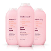 Method Pure Peace bottle front shows detoxifying formula and spa-like scent