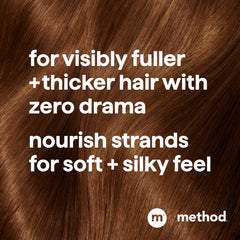 Method Pure Peace rose water and peony scent closeup for calming showers