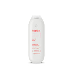Method Repairing Conditioner Island Mist bottle highlights long-lasting fragrance for color-treated hair