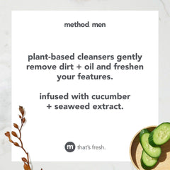 Method Sea y Surf: ingredientes de pepino y algas para frescura.
