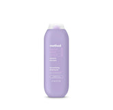 Method Smoothing Shampoo Serene Escape bottle on shelf with eco-friendly design
