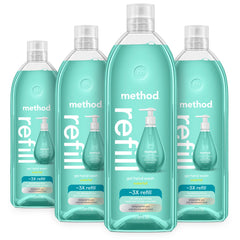 Method Waterfall refill bottle pour shows easy, mess-free refilling for busy kitchens.