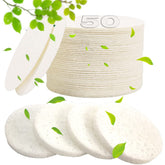 METUUTER compressed facial sponge round 2-8 inch for precise cleansing around pores