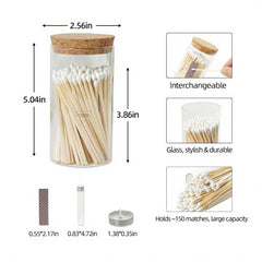 Meya Luxury gift-ready 10 colored candles to match the matches