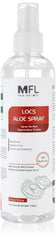 MFL Made For Locs Aloe Refresher en botella para hidratación ligera de locs.