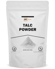 mGanna talc powder jar absorbs moisture for a smoother finish