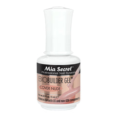 Mia Secret Bio Builder Gel Polish Cobertura Nude, acabado natural