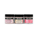 Mia Secret cover acrylic powder packaging in pink beige rose tones for at-home salon results