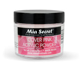 Polvo acrílico Mia Secret Cover Pink en envase, aplicación limpia y controlada.
