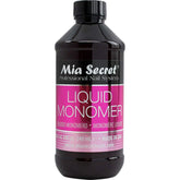 Botella Mia Secret Monómero Líquido 8 oz para uso profesional en uñas acrílicas.