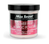 Mia Secret Nails cover pink 4 oz bottle, front view, smooth blending for beginners