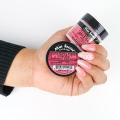 Mia Secret Pinkish, polvo acrílico compatible con geles Formagel, Polymia y Biobuilder.