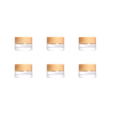 Miayon travel glass jars 5ml set for compact cream and lotion storage