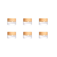 Miayon travel glass jars 5ml set for compact cream and lotion storage