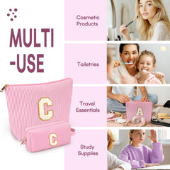 mibasies personalized cosmetic bag yellow offers gift ready charm and organization.