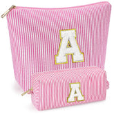Mibasies two-pack makeup bags pink A front view, ideal travel companion and gift idea