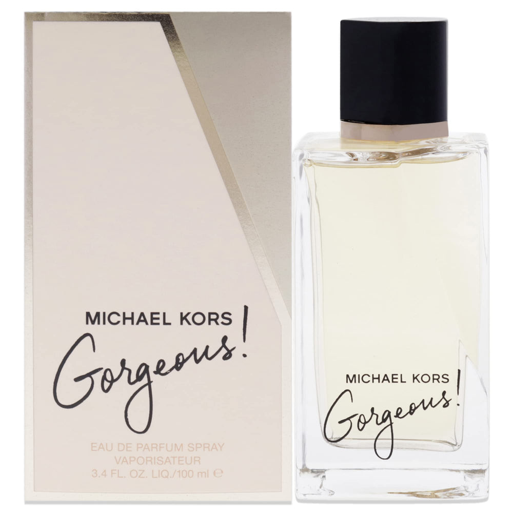 Michael Kors Gorgeous! EDP bottle front view, ideal for daily wear and special evenings.