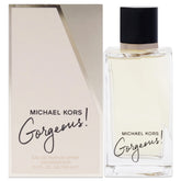 Michael Kors Gorgeous! EDP bottle front view, ideal for daily wear and special evenings.