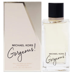 Michael Kors Gorgeous! EDP bottle front view, ideal for daily wear and special evenings.