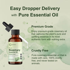 Aceite de romero Micro Ingredients para cuidado de la piel