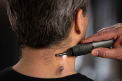 MicroTouch MAX helps trim nose and ear hair safely and easily.