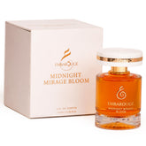 EMBAROUGE Midnight Mirage Bloom bottle, refined chypre floral for evening wear.