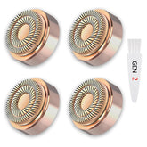 Midnt Gen 2 replacement heads 4-pack for flawless facial hair remover, easy swaps and consistent results.