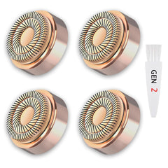 Midnt Gen 2 replacement heads 4-pack for flawless facial hair remover, easy swaps and consistent results.