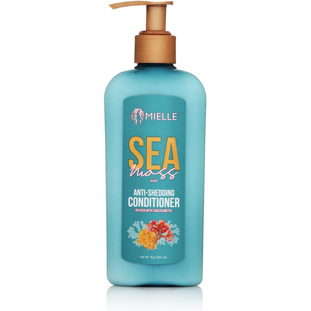 Acondicionador Sea Moss de Mielle Organics hidrata y fortalece la hebra para menos quiebre.