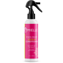 Mielle Organics White Peony Spray: aplicación suave que desenreda y facilita el peinado.