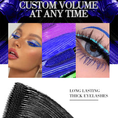 MIESCHER bendable brush enables precise, streak-free mascara application.