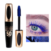 MIESCHER blue waterproof mascara with a 5D brush for dramatic lashes.
