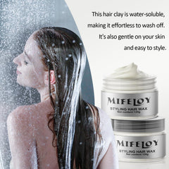 Mifeloy easy-apply dye wax for daily creative hairstyles.