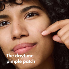 Mighty Patch Invisible+ clear matte patch hides blemishes during wear.