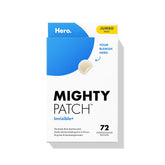 Mighty Patch Invisible+ day patch on skin blends discreetly for daytime zits.