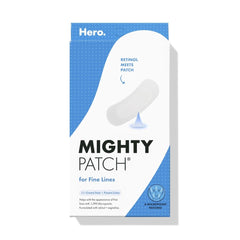 Mighty Patch logotipo y packaging, opción fácil para iniciar el cuidado cosmético.