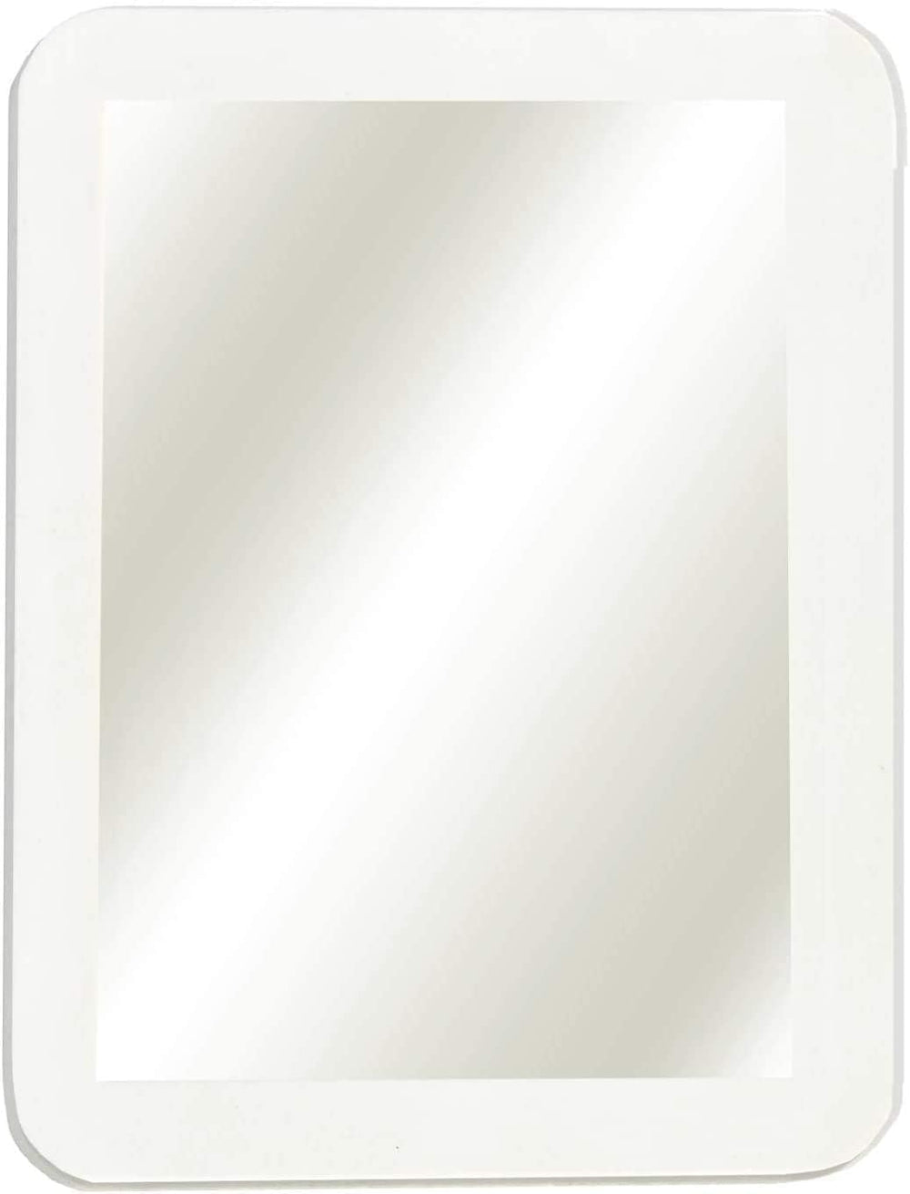 MIHAGUTY magnetic locker mirror 5x7 front view, compact real glass clarity for quick checks.