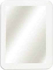 MIHAGUTY magnetic locker mirror 5x7 front view, compact real glass clarity for quick checks.