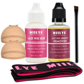 MIILYE Wig Glue for Front Lace Wig provides an invisible bond for a natural look
