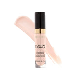 Milani Conceal + Perfect Ivory Rose: envase compacto para cobertura duradera.