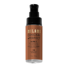 Milani, tono 13 Chestnut para pieles cálidas con tono natural.
