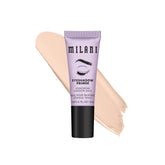 Milani Eyeshadow Primer envase claridad, base translúcida para un lienzo uniforme.