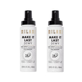 Milani fijador-primer en botella con acabado luminoso para piel radiante.