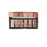 Milani Gilded Mini Paleta Ojos Todo Rosa Portada: diseño compacto para retoques en cualquier lugar.