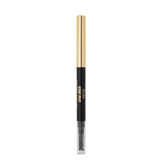 Milani lápiz cejas tono marrón oscuro para definir color.