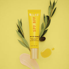 Milani primer con SPF 30 protege la piel y unifica el tono.